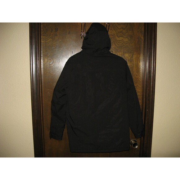 Black Whataburger Employee Heavy Double Zip Insulated Hooded Coat Unisex Size S - Picture 5 of 5